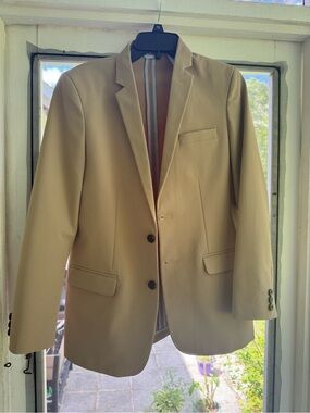 IZOD Khaki Blazer Youth size 18 - Tailored Two-Button Sport Coat